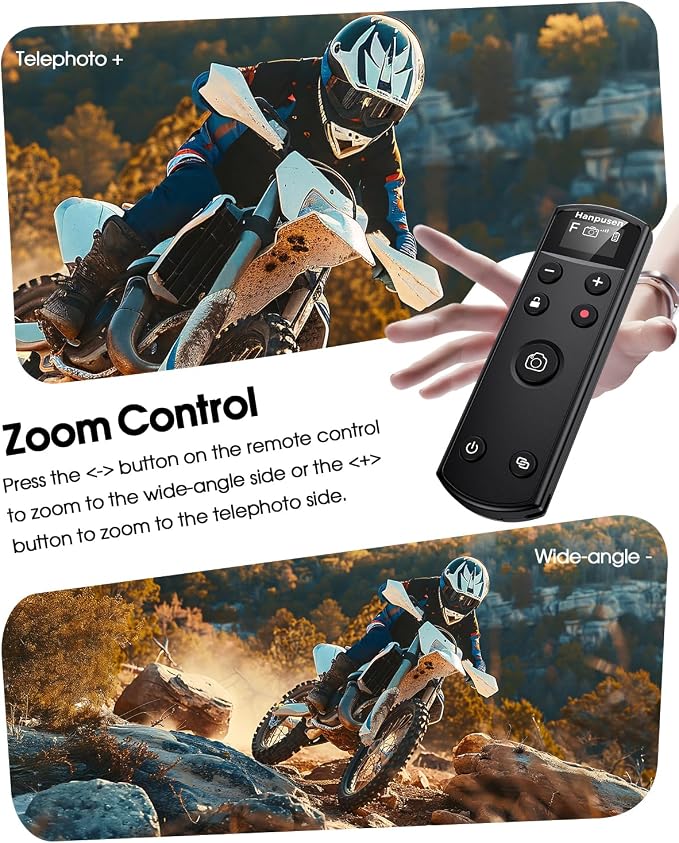 for Fujifilm Camera Remote Control, Hanpusen Rechargeable Wireless Shutter - Image 3