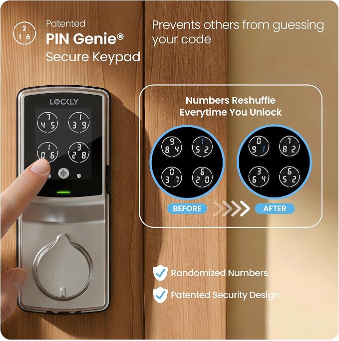 Lockly Guard Secure Pro Platinum Deadbolt PGD728WPU Commercial Smart Lock – - Image 6