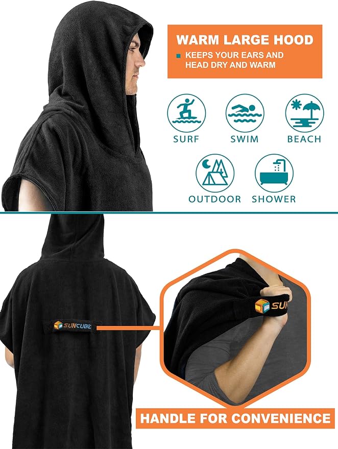 SUN CUBE Surf Poncho Changing Robe - Image 4