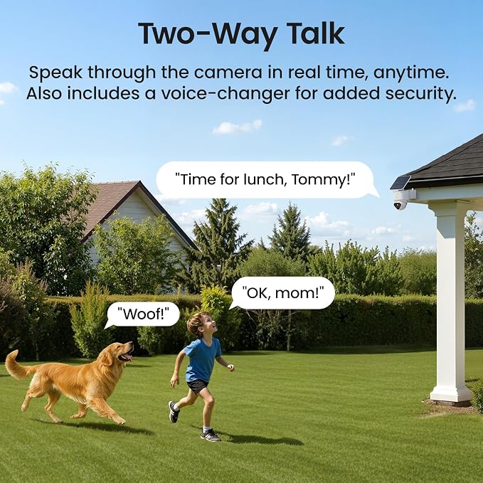 aosu T2 Ultra 4K Security Cameras Wireless Outdoor, TrueColor Night Vision - Image 8