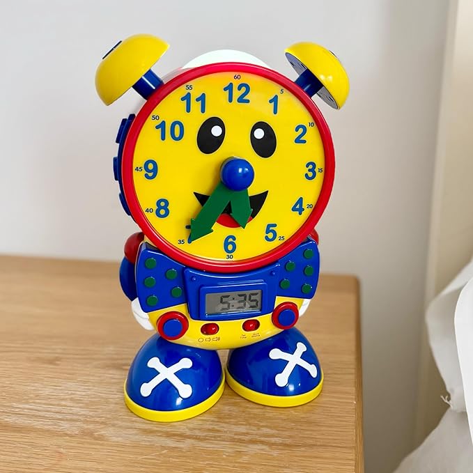 The Learning Journey Telly The Teaching Time Clock, Electronic Analog & Digital - Image 3