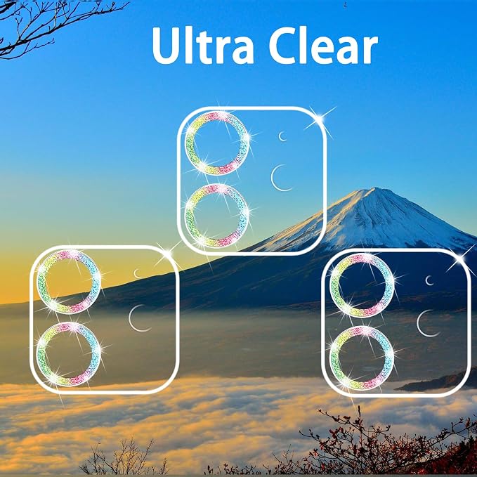 Dengduoduo 3 Pack Tempered Glass Camera Lens Protector - Image 4