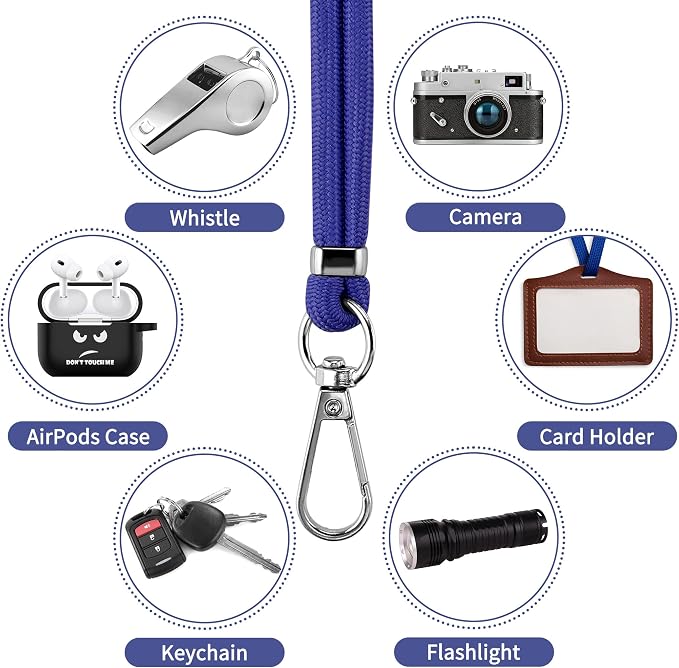 CACOE Phone Lanyard 2 Pcs-2 Pcs Adjustable Neck Strap, Universal Crossbody - Image 3