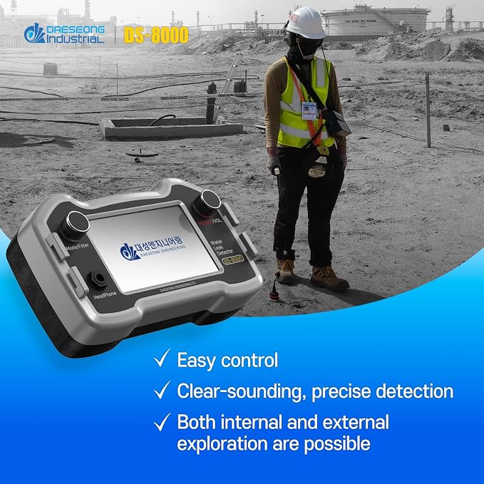 DS-8000 Professional Acoustic Water Leak Detector – Made in South Korea | - Image 4