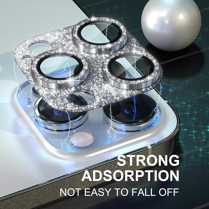Choiche for iPhone 14 Pro/iPhone 14 Pro Max Camera Lens Protector, Bling Camera - Image 7
