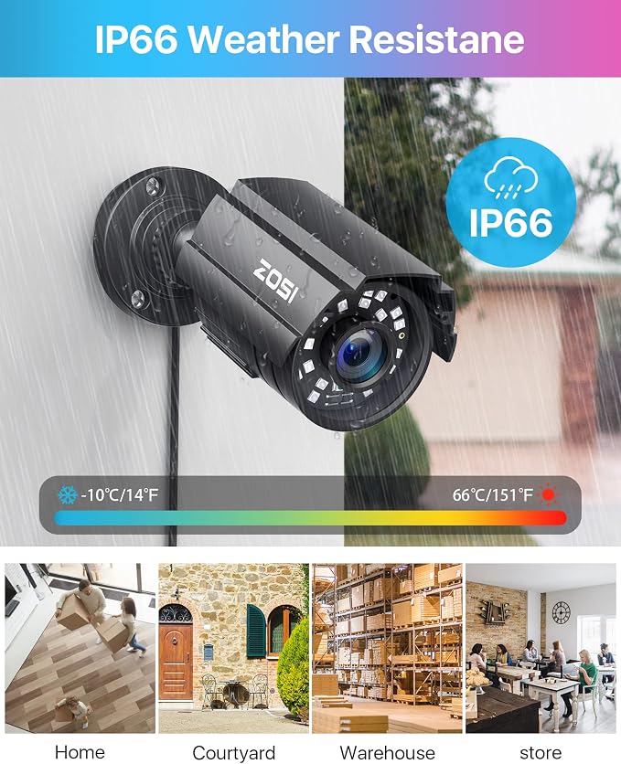 ZOSI 3K Lite 16CH Security Camera System Outdoor - Image 5