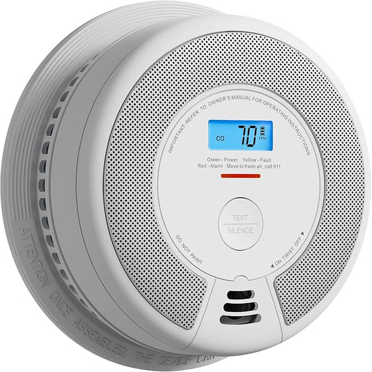 X-Sense 10-Year Battery Combination Smoke Carbon Monoxide Alarm Detector by X-Sense