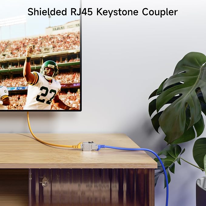 Cable Matters 5-Pack 10Gbps Shielded Cat 6 Keystone Coupler - Image 2
