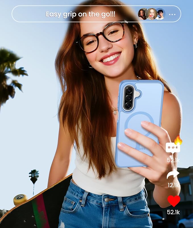 FNTCASE for Galaxy A17/A16 5G Phone Case: for Samsung A17 Cases Matte - Image 8