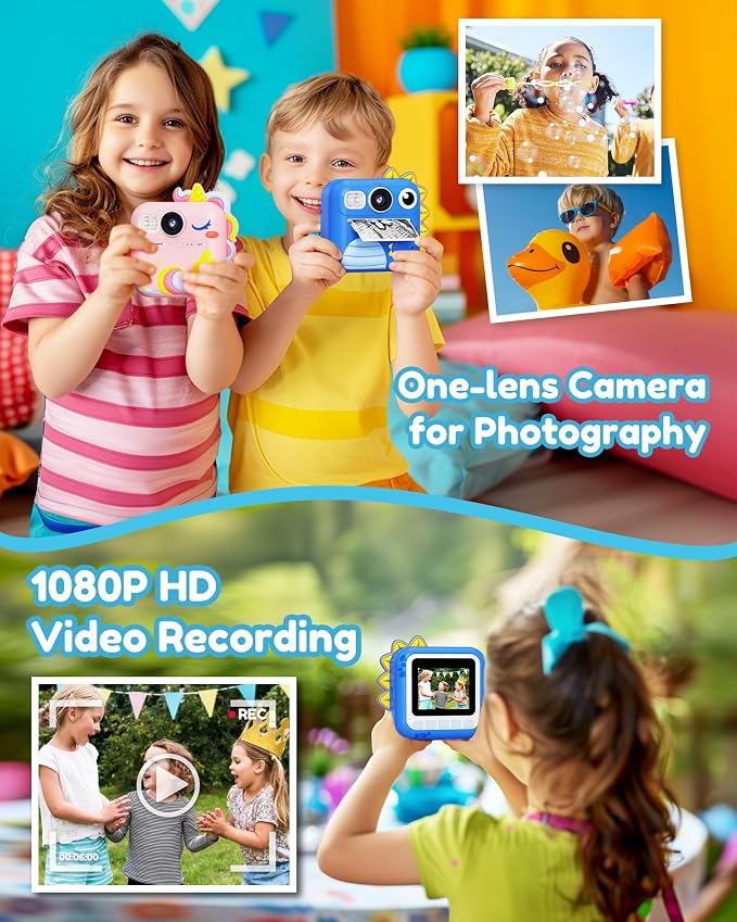 KOKODI Kids Camera Instant Print, Toddler Cameras Christmas Birthday Gifts - Image 5