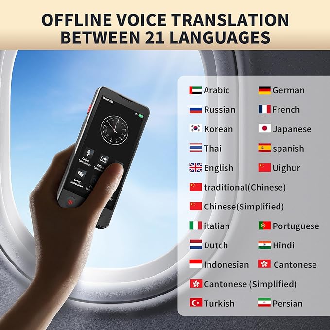 AI Language Translator Device, 2026 Upgraded VORMOR Translator No WiFi Needed - Image 5