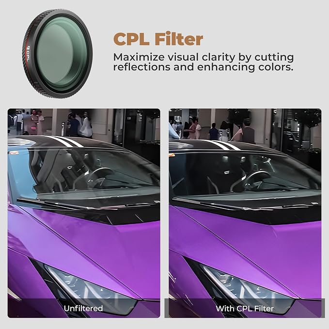 Freewell CPL Filter for DJI Osmo Nano – Reduces Glare & Enhances Contrast - Image 2