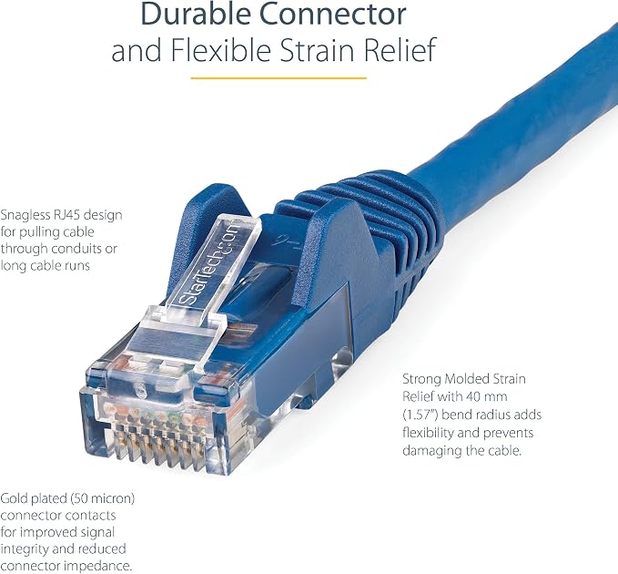 StarTech.com 1ft CAT6 Ethernet Cable - Image 3