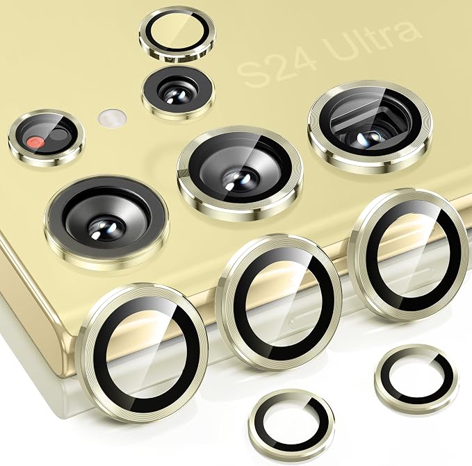 Hoerrye for Samsung Galaxy S24 Ultra Camera Lens Protector, Case-Friendly by Hoerrye