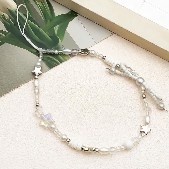 Beaded Camera Wrist Strap Cute Digital Camera Charm Lanyard Phone Chain - Image 6