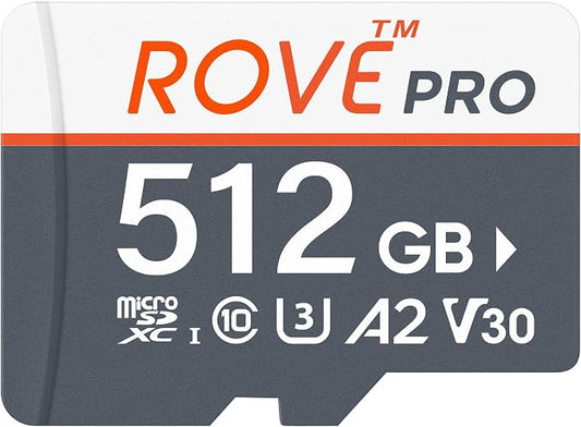 ROVE PRO Micro SD Card microSDXC 512GB Memory Card by ROVE