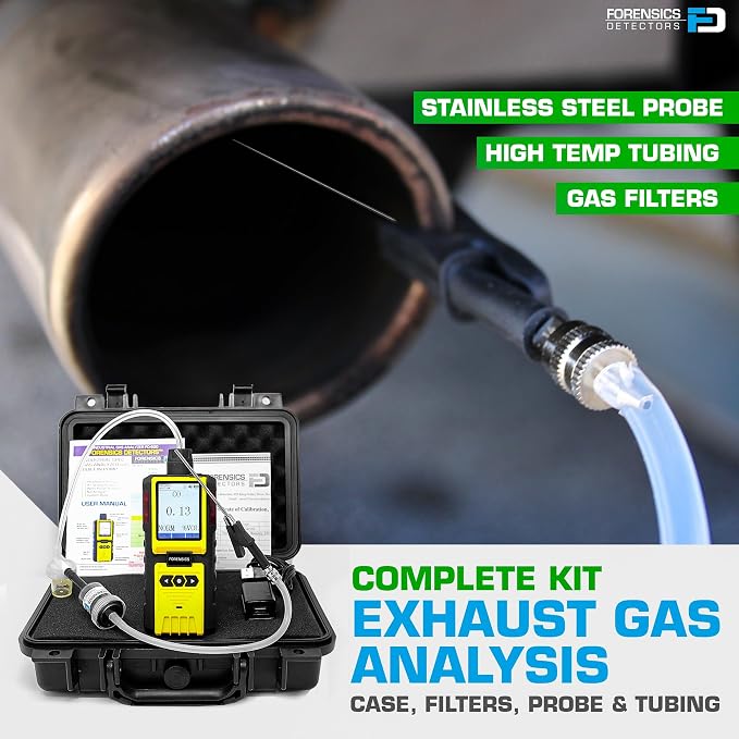 Exhaust Gas Analyzer Carbon Monoxide by Forensics Detectors | Motorcycle - Image 4
