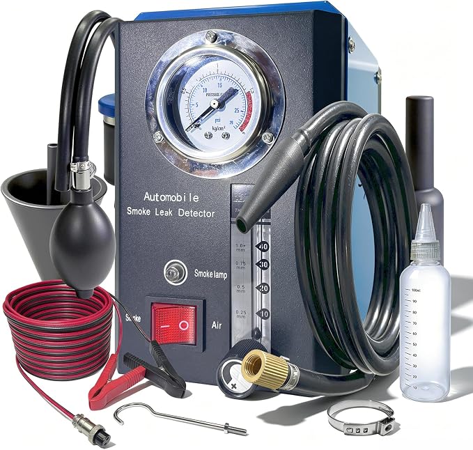 Automotive Smoke Machine, Professional Adjustable Leak Detector by AKUTTOOL