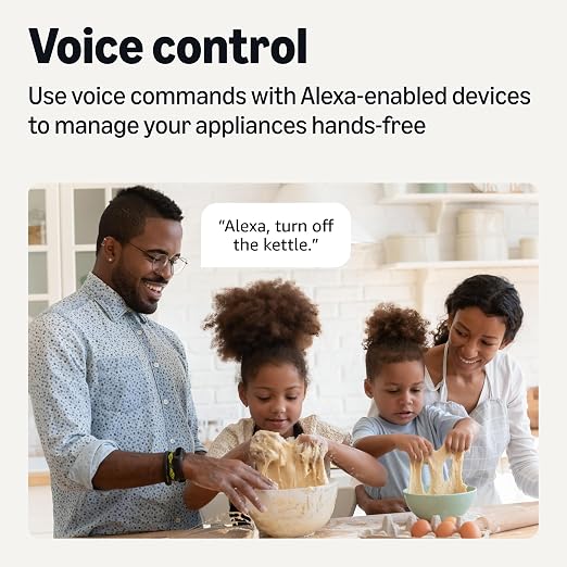 Amazon Basics Smart Plug with Timer Function, Voice Control, WiFi 2.4 GHz - Image 3