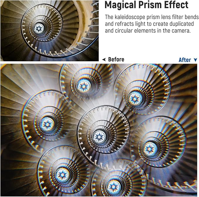 NEEWER 37mm Kaleidoscope Prism Filter - Image 3