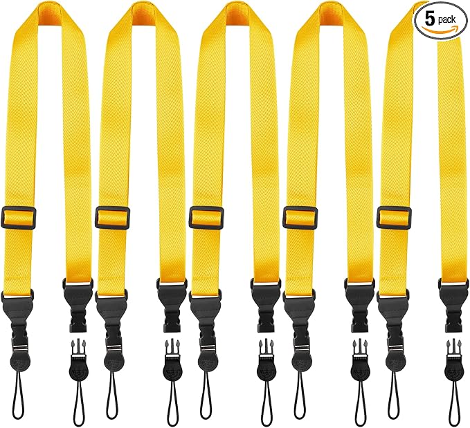 FIEIL 5 Pack Nylon iPad Strap, Adjustable Camera Neck Strap, Comfortable by FIEIL