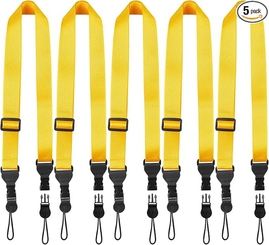 FIEIL 5 Pack Nylon iPad Strap, Adjustable Camera Neck Strap, Comfortable by FIEIL