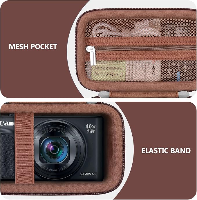 Hard Carrying Case for Canon PowerShot SX740 HS/ SX730 HS/ SX720 HS/ SX620 HS/ - Image 5
