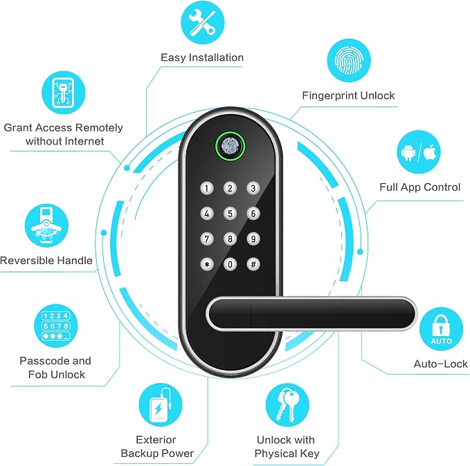 Fingerprint Smart Door Lock - Image 2