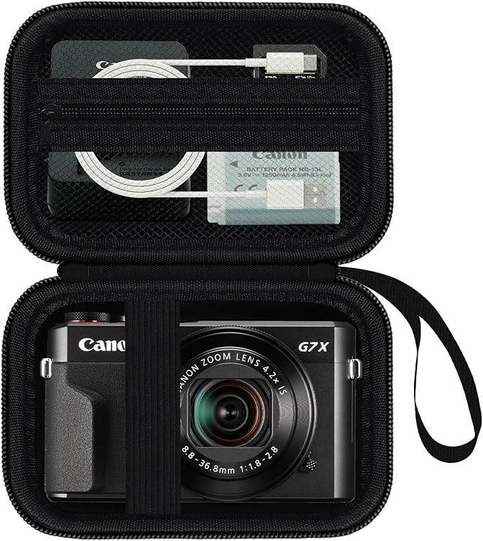 Camera Case for Canon PowerShot G7X Mark III/ G7 X Mark II/ SX740 hs Digital by HESPLUS