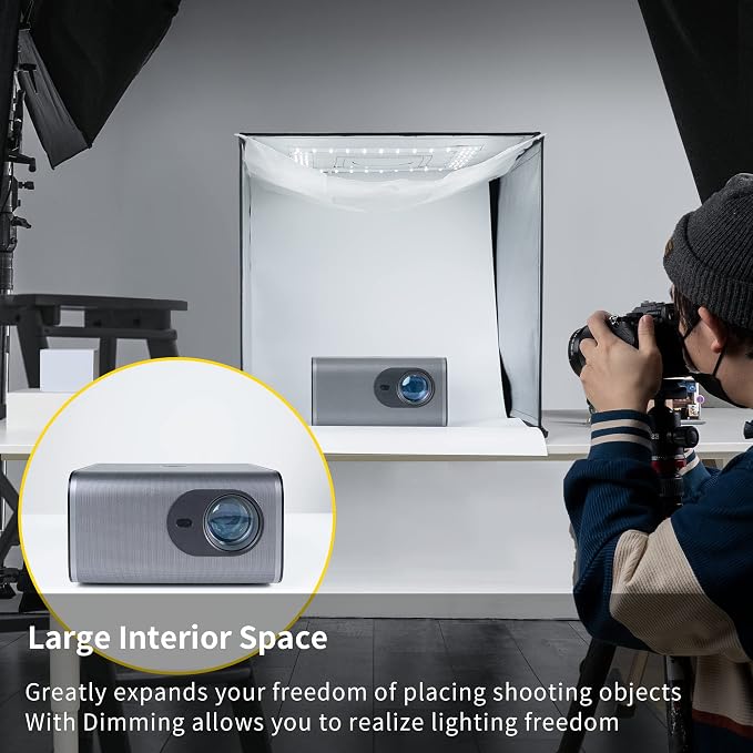 RALENO Photo Studio Light Box, Light Box Photography - Image 4