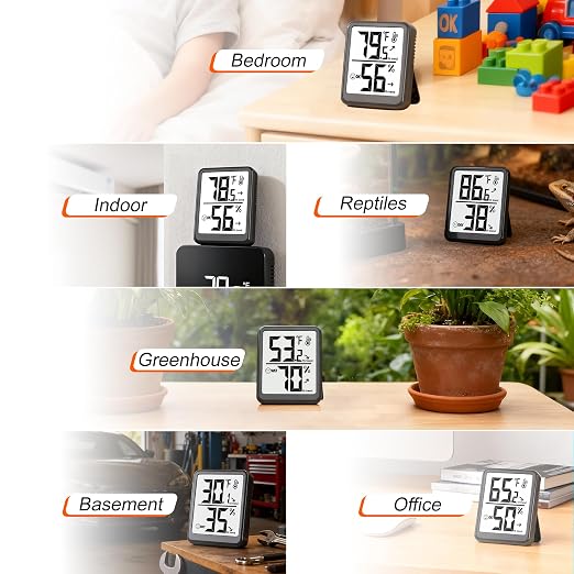 2-Pack Room Thermometer Indoor Hygrometer - Image 6
