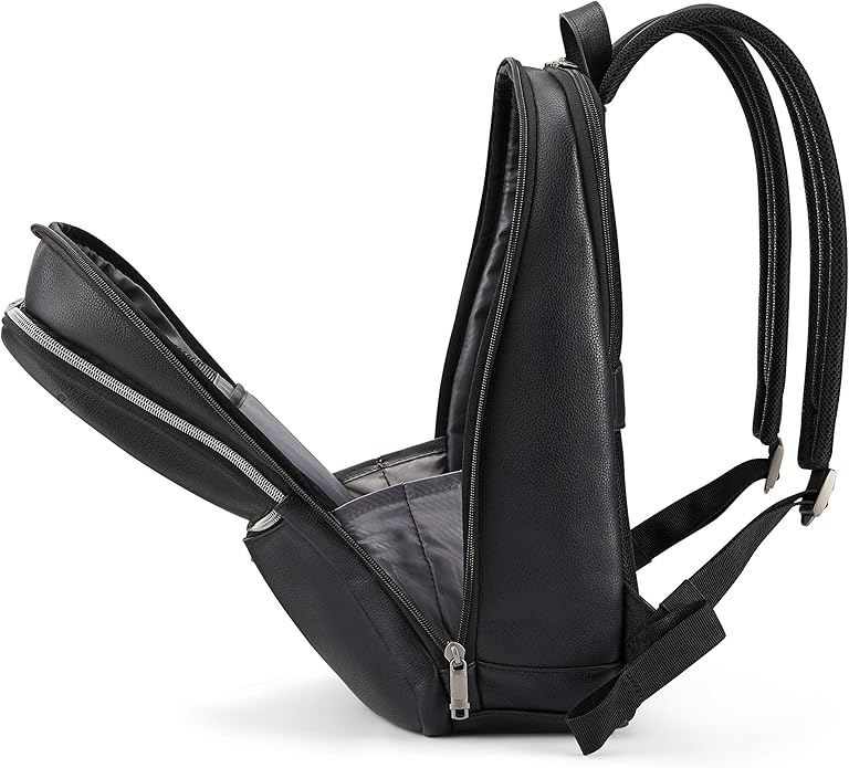 Samsonite Classic Leather Slim Backpack - Image 6