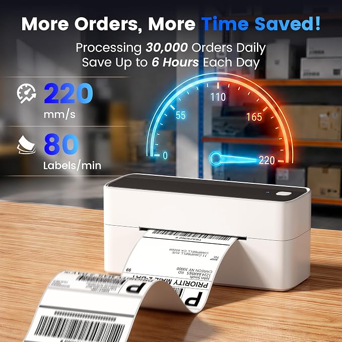 Phomemo High-Speed Shipping Label Printer 220mm/s - Image 3