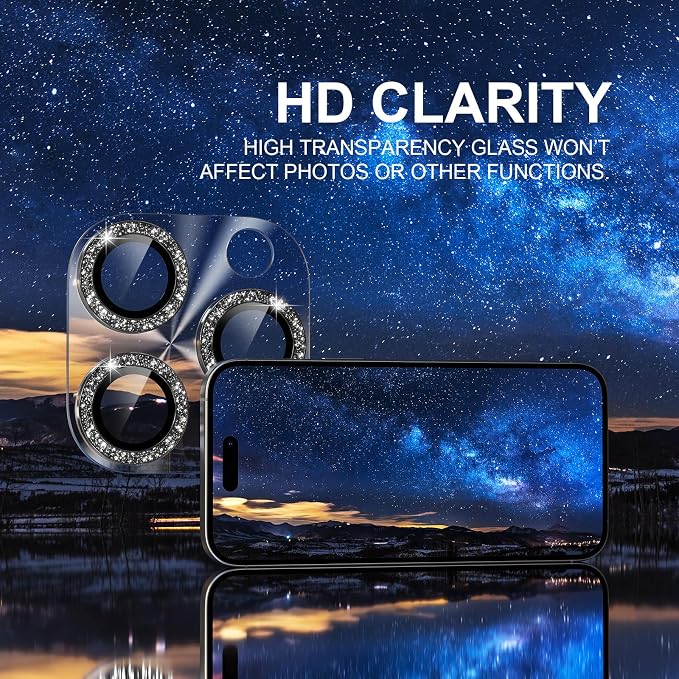 Choiche Compatible for iPhone 16 Pro/iPhone 16 Pro Max Camera Lens Protector - Image 5
