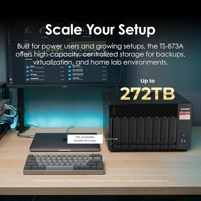 QNAP TS-873A-8G 8 Bay High-Performance NAS - Image 3
