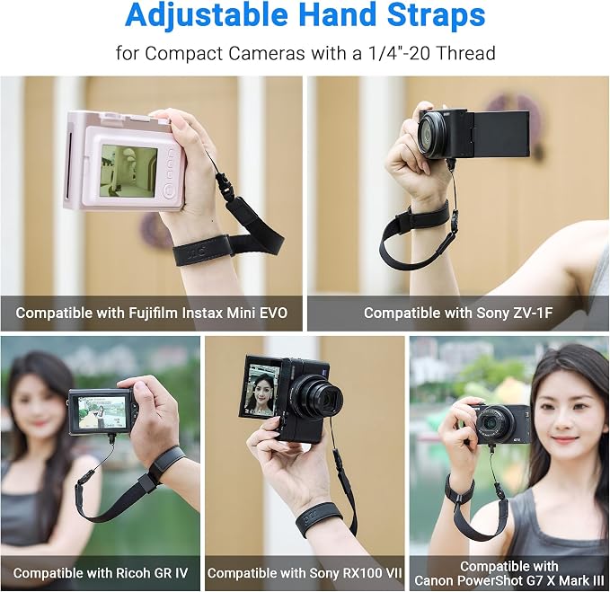 Mini EVO Strap, Adjustable Nylon Camera Hand Wrist Strap Lanyard - Image 2