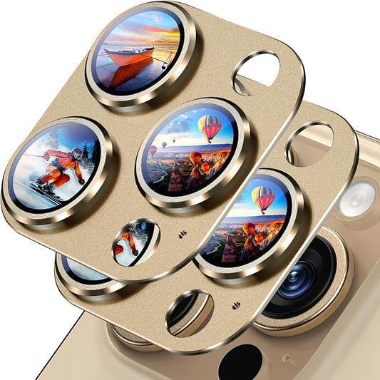 Uyiton Compatible with iPhone 16 Pro/iPhone 16 Pro Max Camera Lens Protector by Uyiton