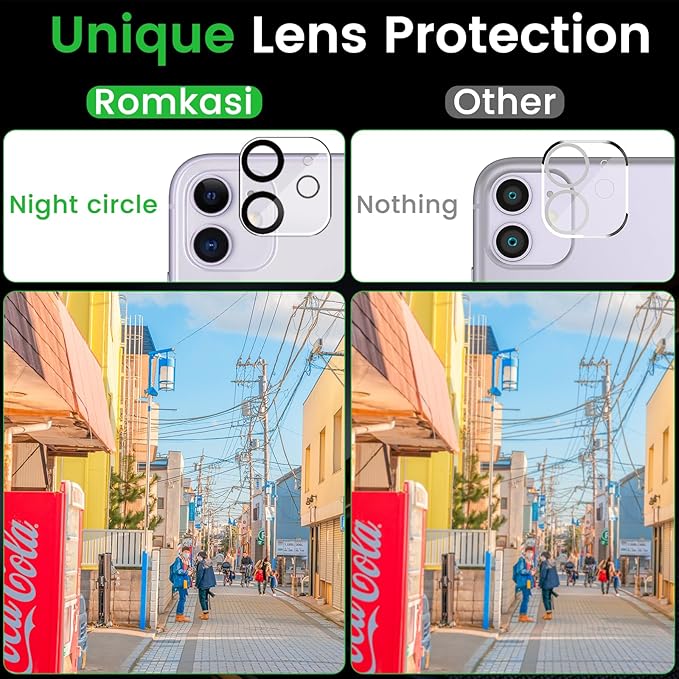 Romkasi 3 Pack Privacy Screen Protector - Image 6