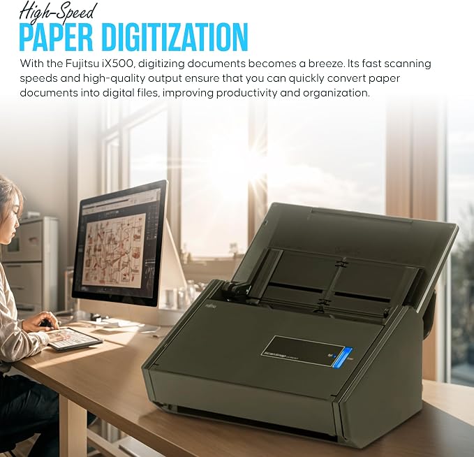 IX500 Fujitsu Scansnap Receipt Scanner - Image 6