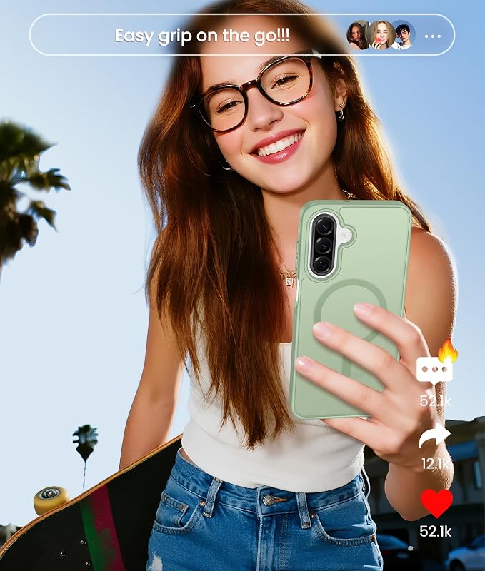 FNTCASE for Galaxy A17/A16 5G Phone Case: for Samsung A17 Cases Matte - Image 8