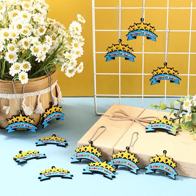 50 Pcs Awesome Attendance Silicone Tags - Image 4