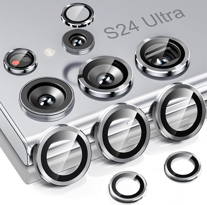 Hoerrye for Samsung Galaxy S24 Ultra Camera Lens Protector, Case-Friendly by Hoerrye