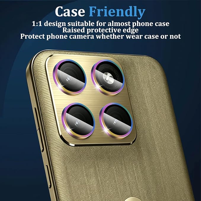 Compatible with Motorola Moto Edge 2026 Camera Lens Protector, Individual Metal - Image 3