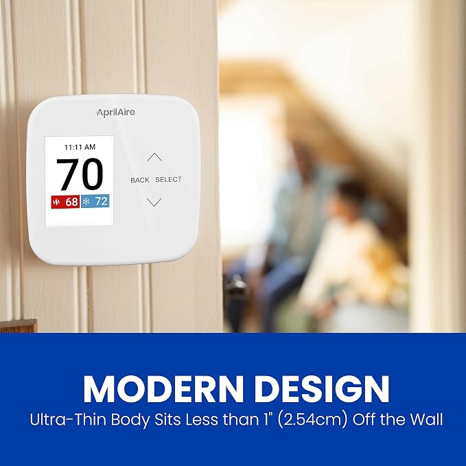 AprilAire S86WMUPR Wi-Fi Programmable Thermostat, 2H/2C Heat/Cool Stages or - Image 13