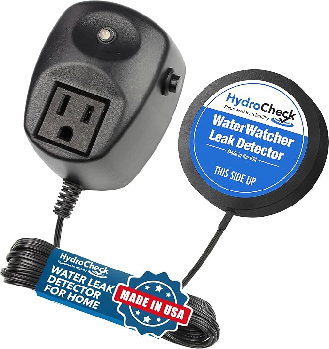 Water Sensor Alarm, Smart Water Leak Detector by HydroCheck