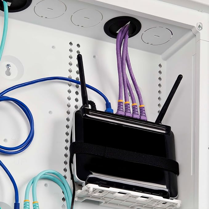 StarTech.com 28-Inch Wall-Mount Media Enclosure, Cable Management Box - Image 5