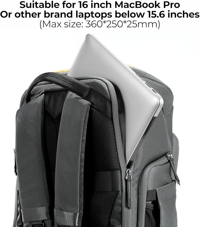 K&F CONCEPT Professional Camera bag Backpack 25L Large Capacity Camera Case - Image 7