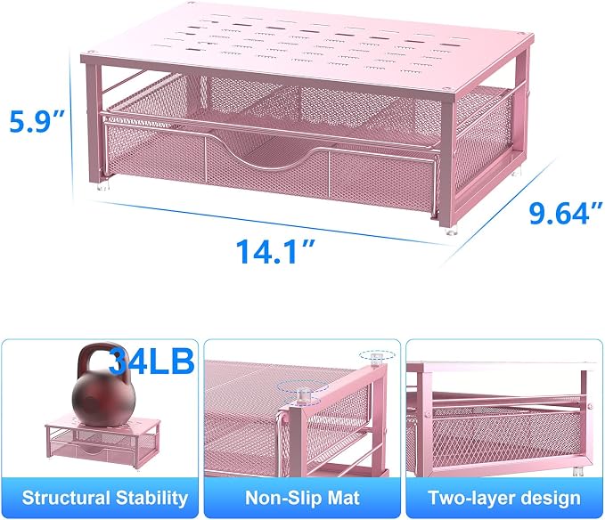 gianotter Computer Monitor Stand Riser, office organizer - Image 5