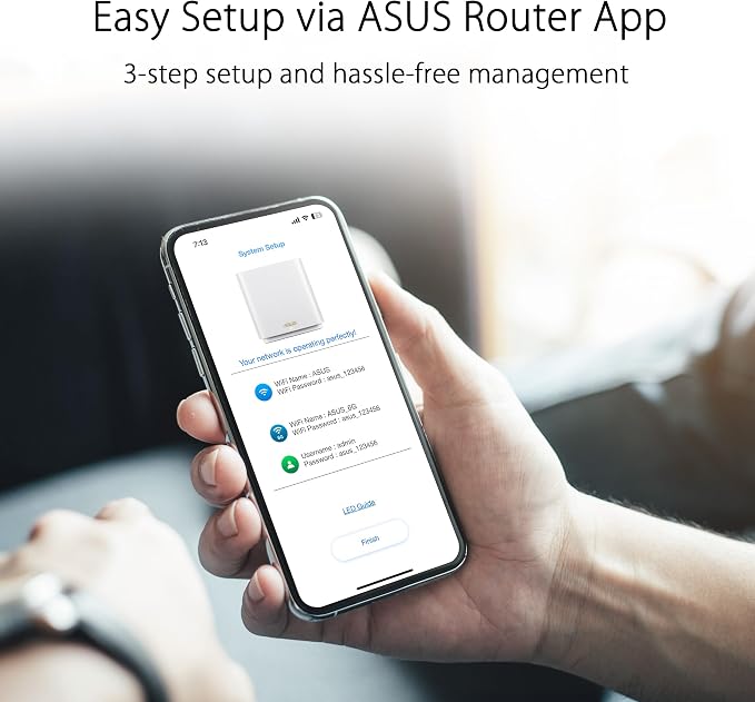 ASUS ZenWiFi Whole-Home Tri-band Mesh WiFi 6E System, Coverage up to 7 - Image 6