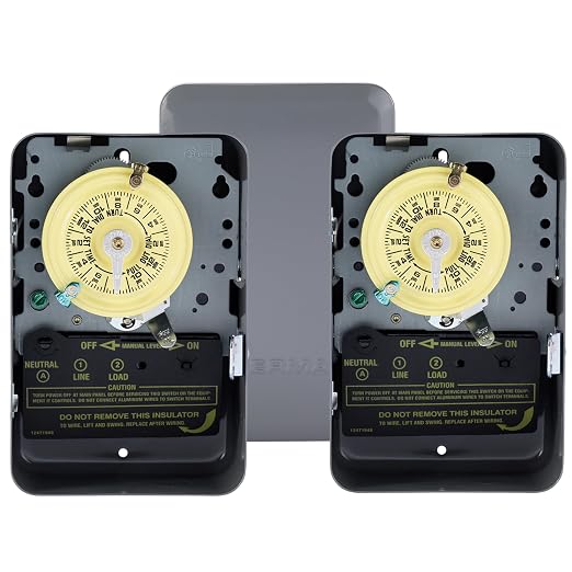 Intermatic T101 24-Hour Mechanical Timer Switch - 120V SPST by Intermatic